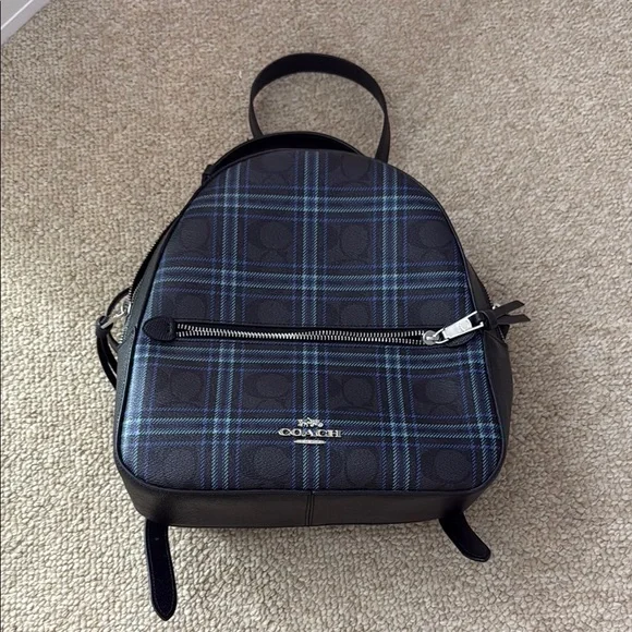 Coach Blue and Black Women\'s Backpack Blue Backpacks | COACH® Outlet main image 4